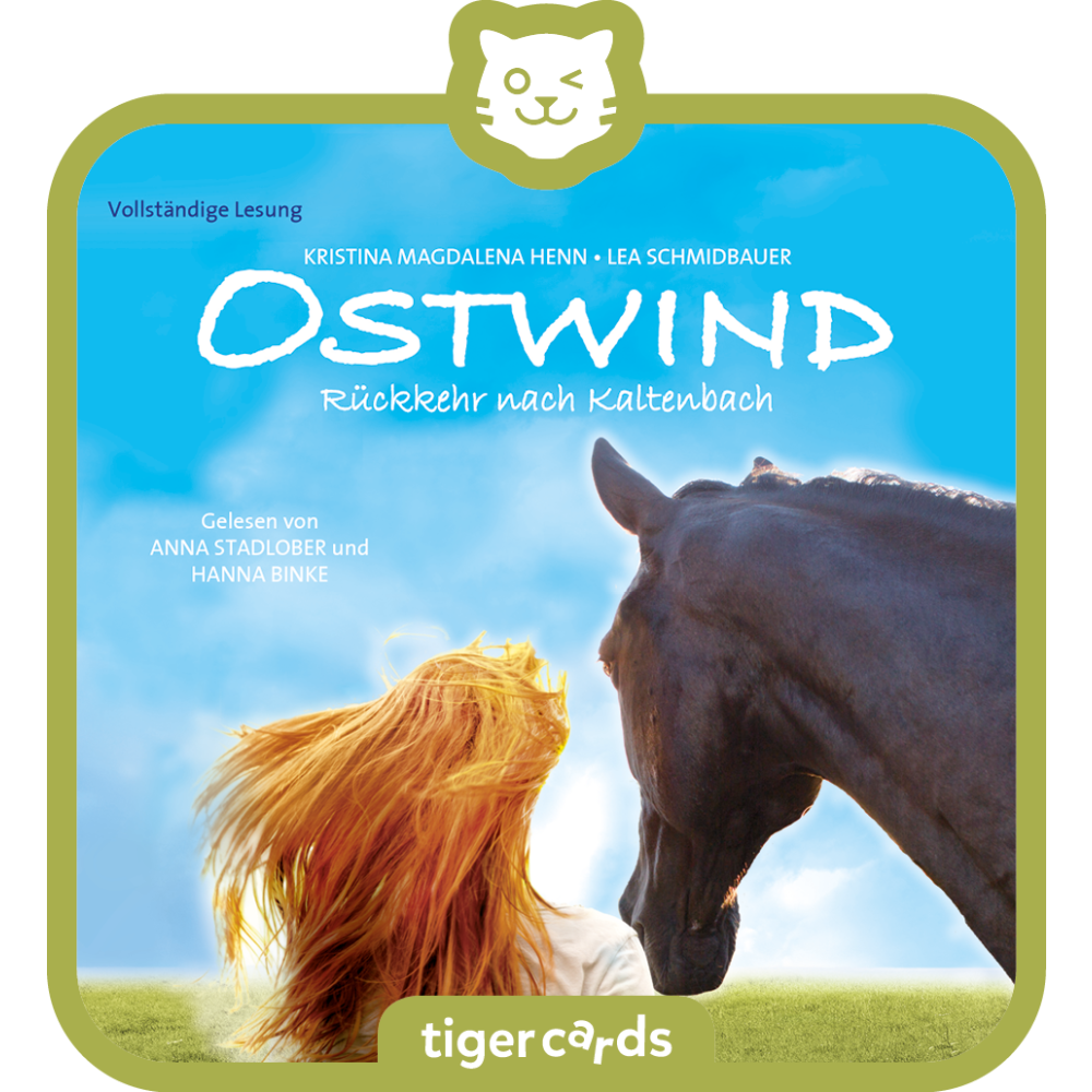 tigermedia tigercard Ostwind 2 Rückkehr nach Kaltenbach Hörbuch Pferde Mädchen Reiterhof tigerbox Kinder Hörspiel Audioplayer