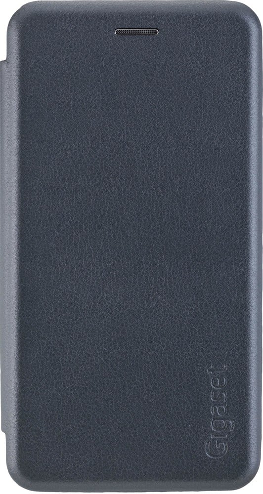 Gigaset GS110 Book Case Handyhülle PU-Microfaser Grau