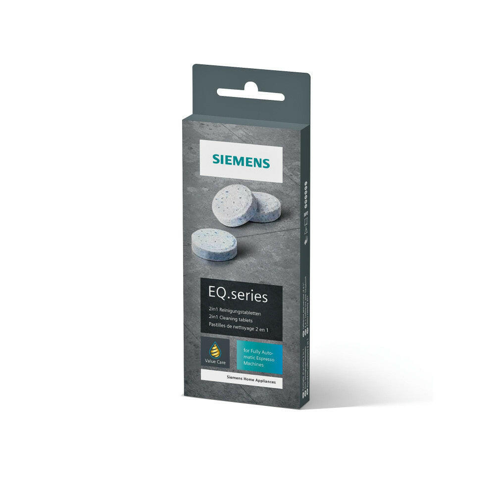 Siemens EQ.series 2in1 Reinigungstabletten, 10 Stück.