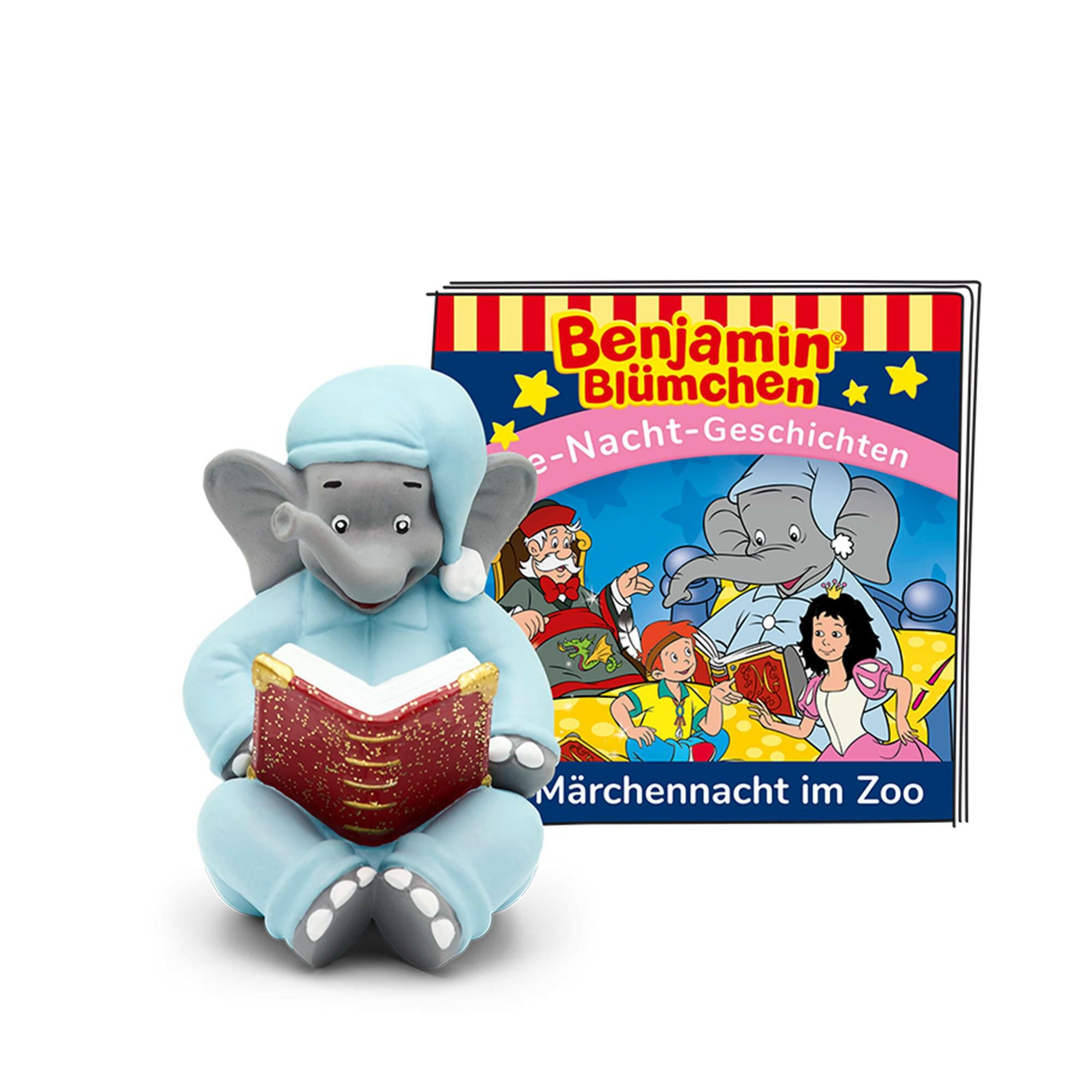 tonies Benjamin Blümchen Hörfigur – Märchennacht im Zoo.