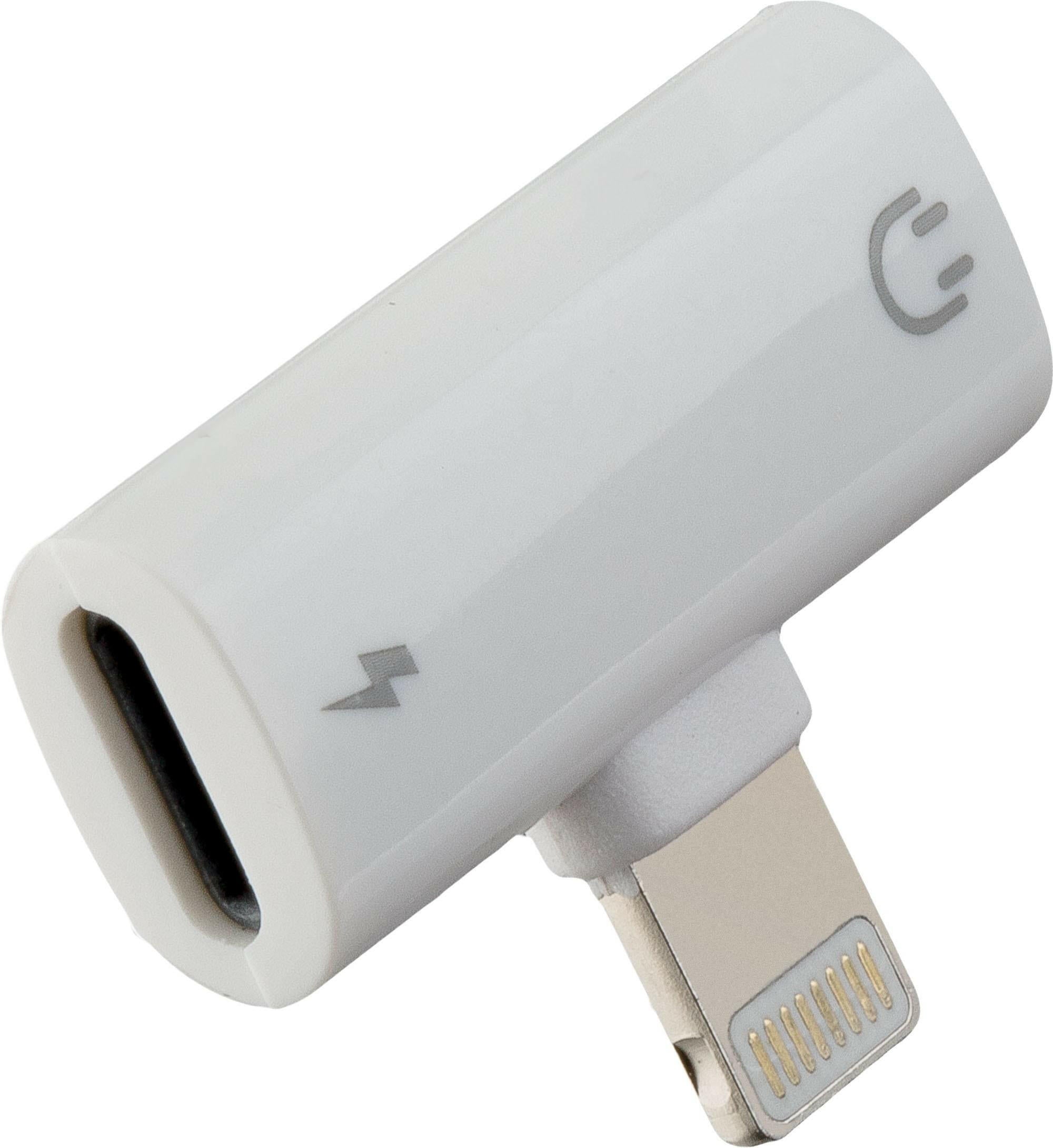 PETER JÄCKEL DUAL Lightning Adapter für Kopfhörer & Headset.
