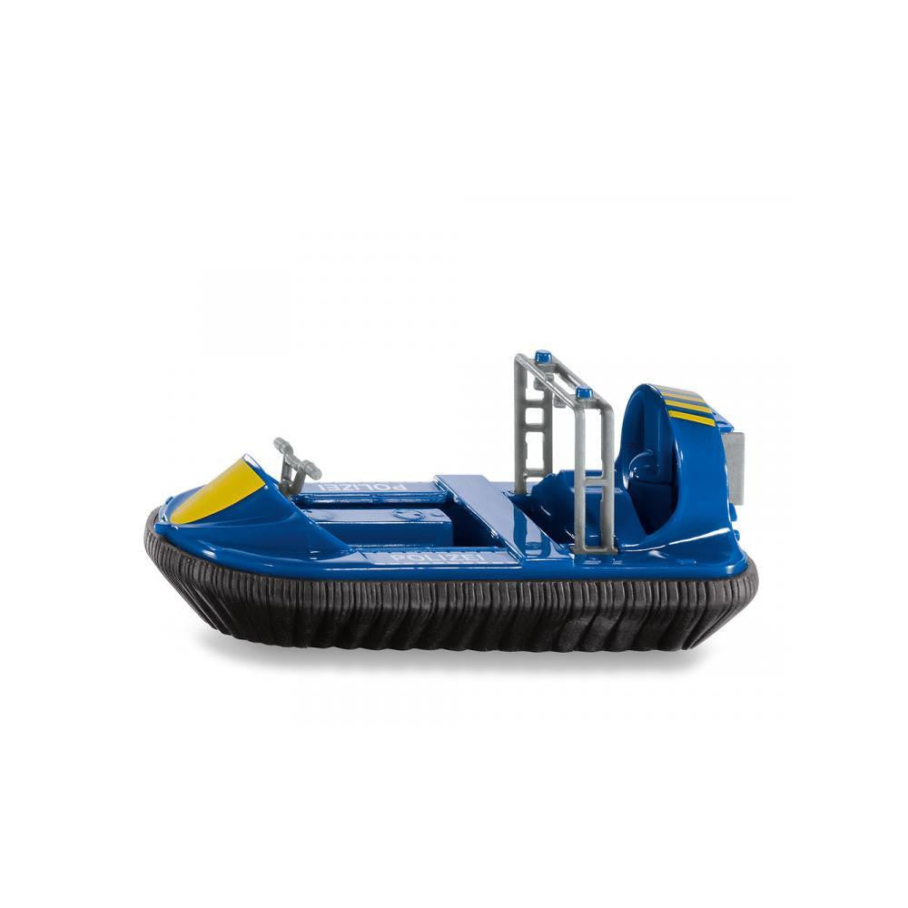 SIKU Hovercraft Polizei Kunststoff Blau/Gelb kombinierbar Polizeifahrzeug Polizeiboot Modellauto 0890