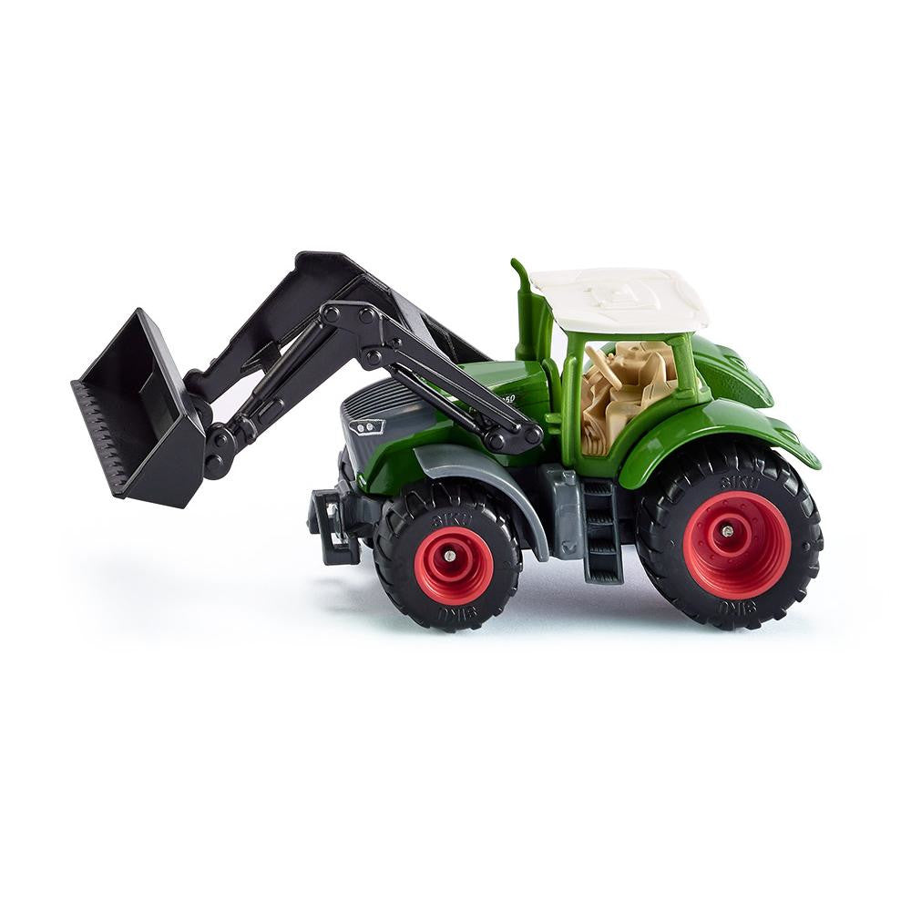 siku Modellauto Fendt 1050 Vario Traktor mit Frontlader Grün/Schwarz Meta/Kunststoff 1:32