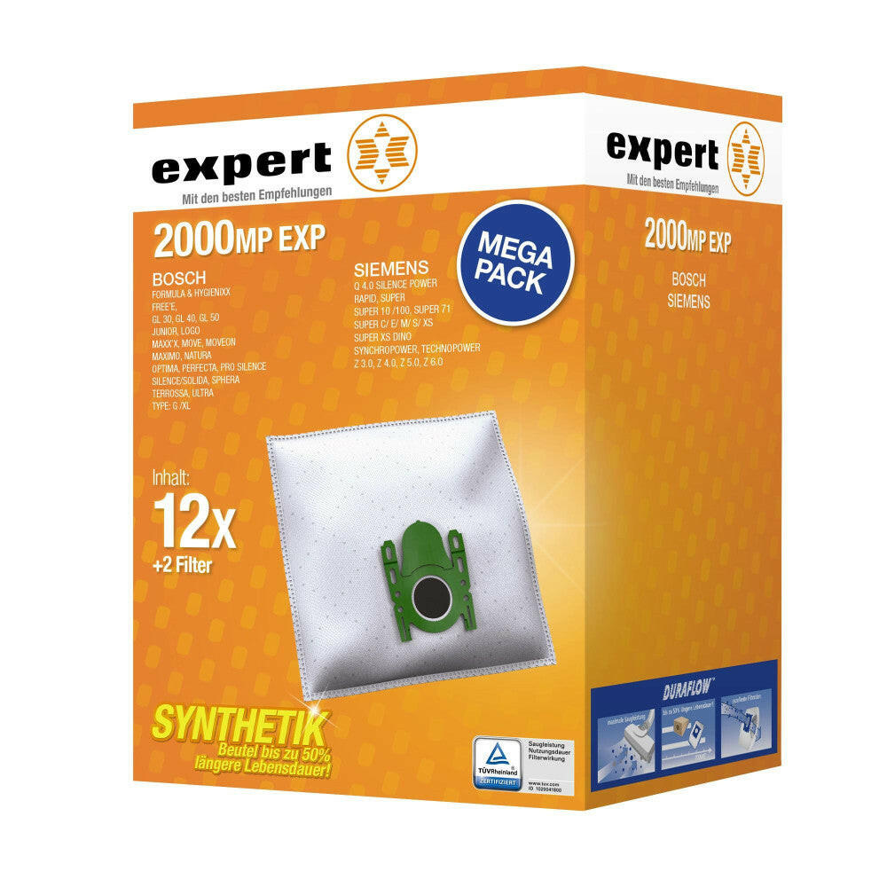 Expert 2000 MP EXP Staubbeutel Megapack für Bosch Siemens.