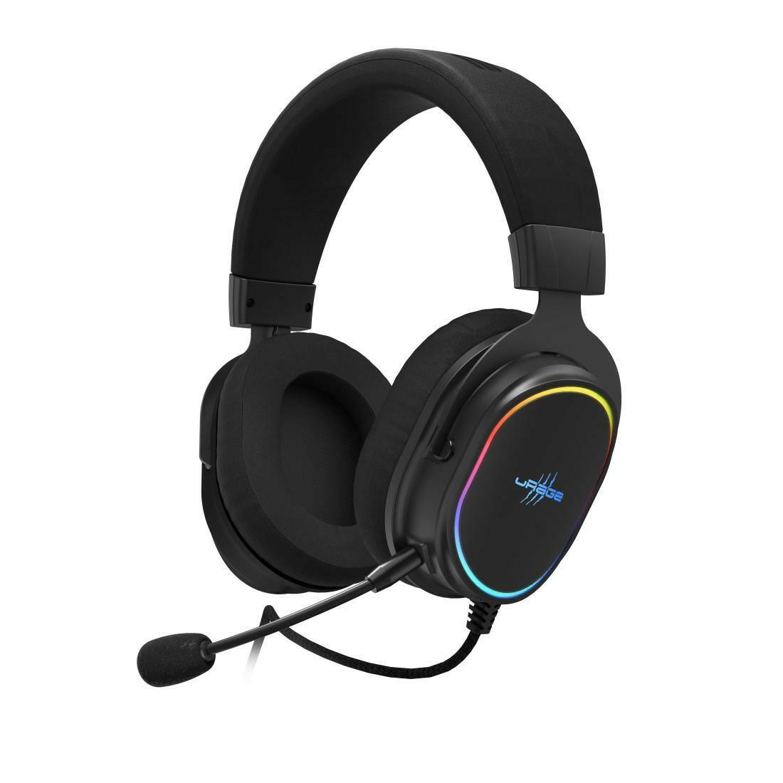 uRage SoundZ 800.7.1 Gaming-Headset, 7.1 Surround, schwarz.