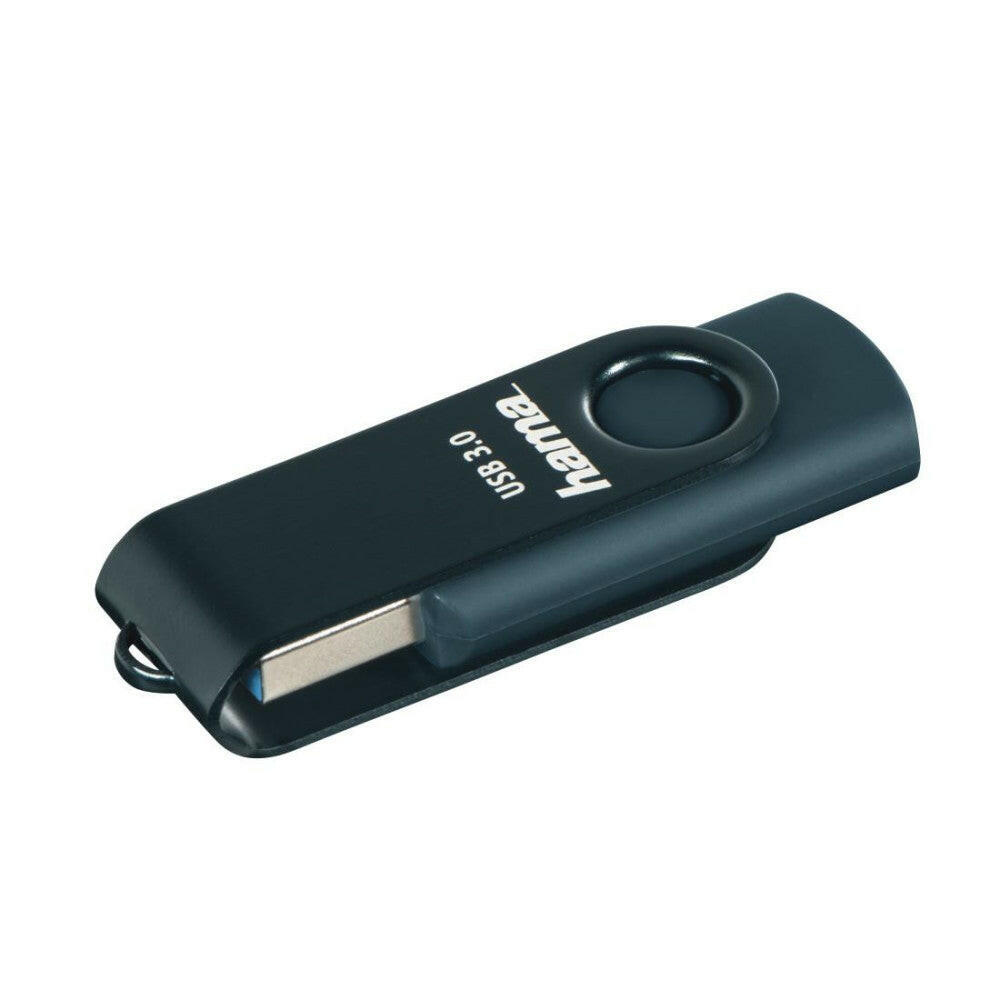 Hama USB-Stick Rotate 128GB USB 3.0 petrolblau, 90MB/s.