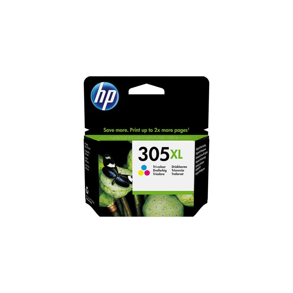 HP 305XL Original Druckerpatrone Farbe Cyan Magenta Gelb hohe Reichweite DeskJet 27xx 41xx ENVY 60xx 64xx 3YM63AE 3er Pack