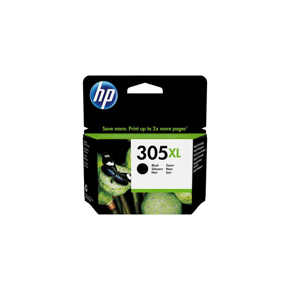 HP 305XL Original Schwarz Druckerpatrone für DeskJet 27xx 41xx ENVY 60xx 64xx - 1er Pack hohe Reichweite 240 Seiten