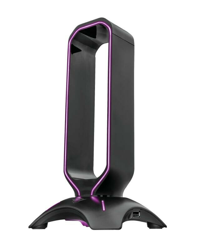 Trust Gaming GXT 265 Cintar RGB Headset-Ständer, 2 USB.