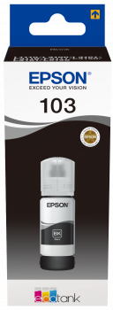 Epson Original EcoTank 103 Tintenflasche Schwarz 65 ml