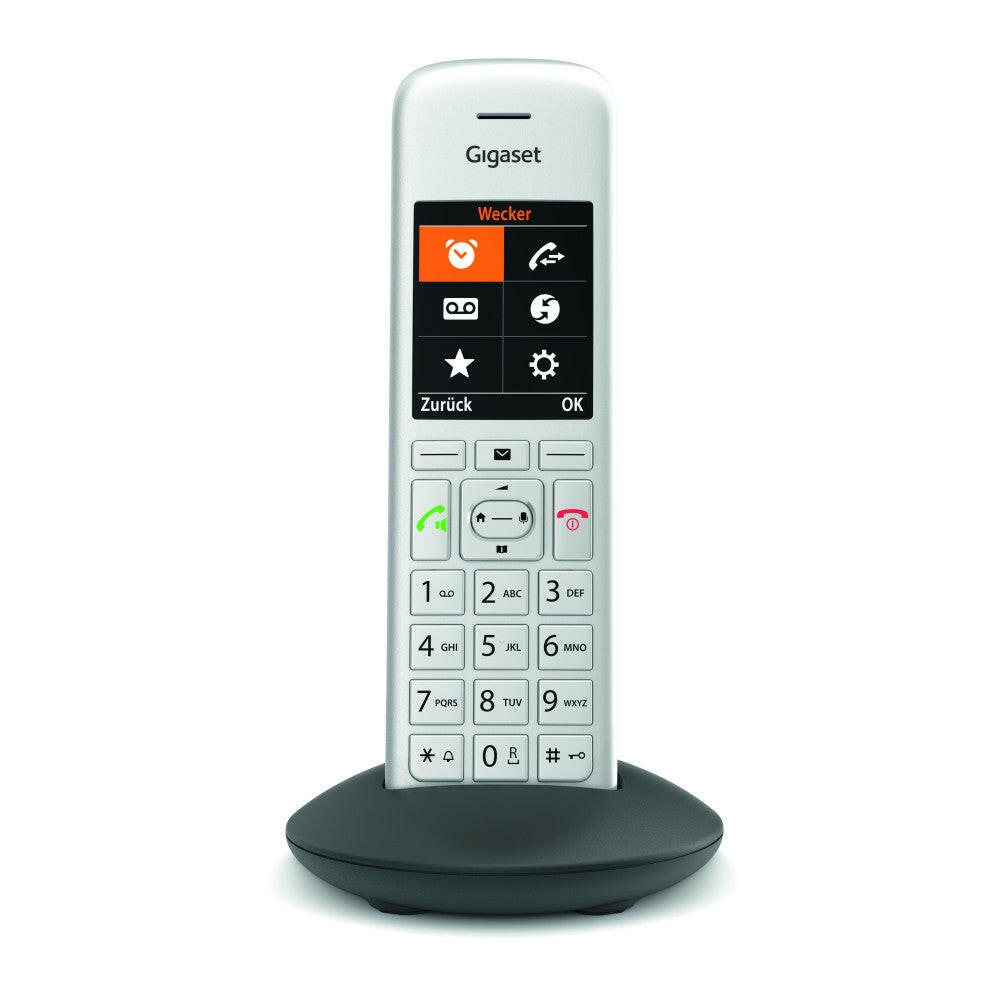 Gigaset CE575HX - Schnurloses Telefon - silber - f. Router.