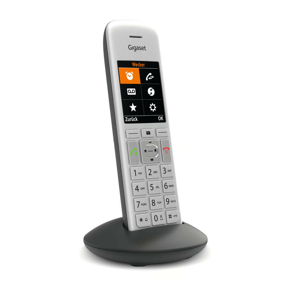 Gigaset CE575HX - Schnurloses Telefon - silber - f. Router.