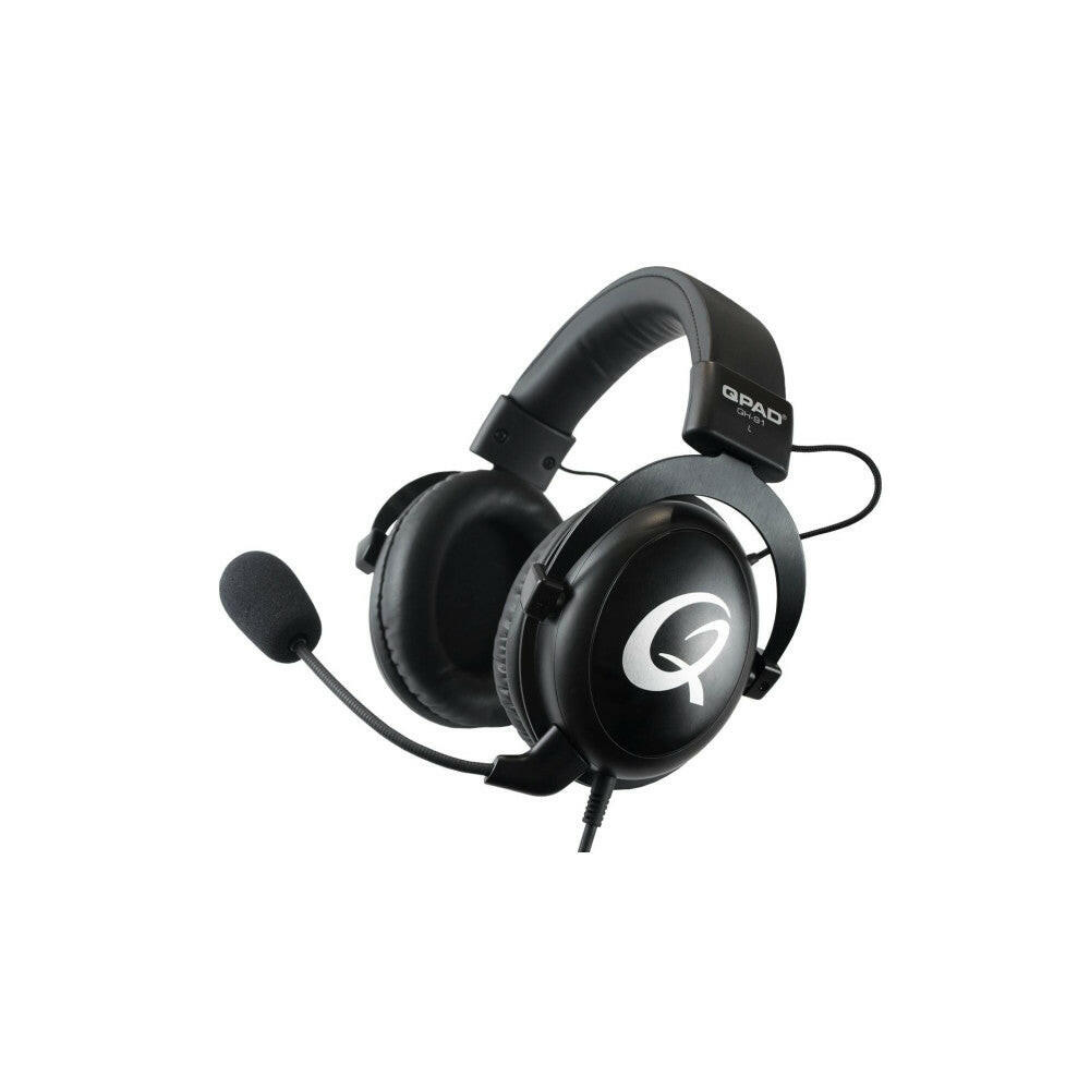 Qpad QH-91 Gaming Premium Headset, Hi-Fi 53mm Schwarz