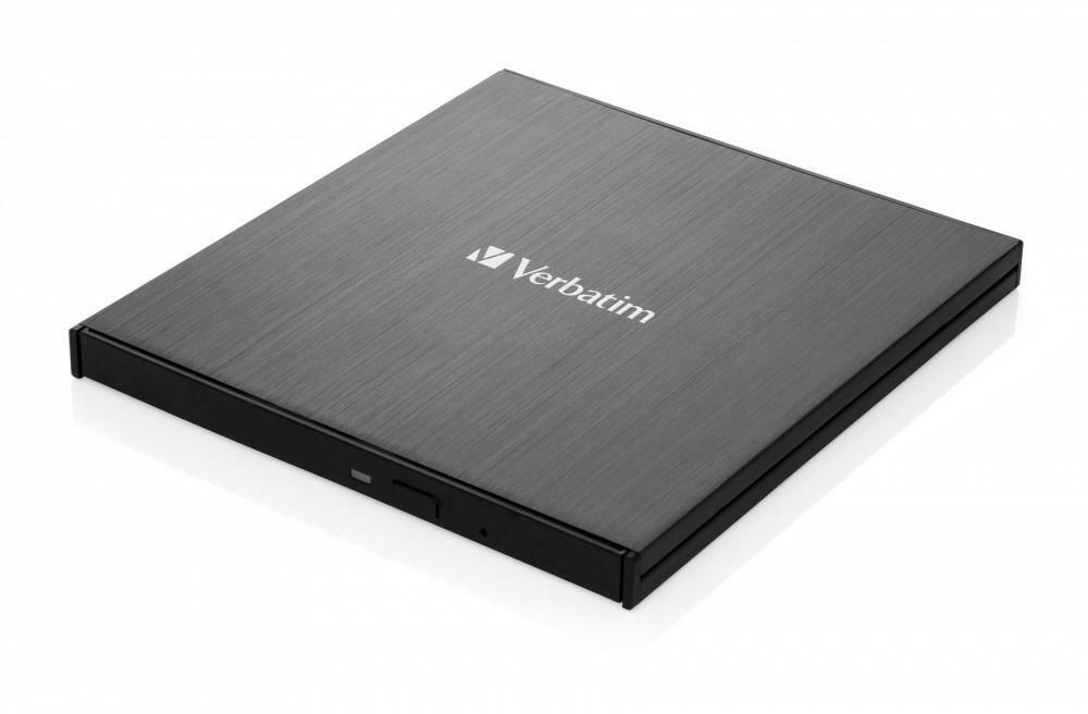 Verbatim Externer Slimline Blu-Ray Brenner, USB-C, MDISC.