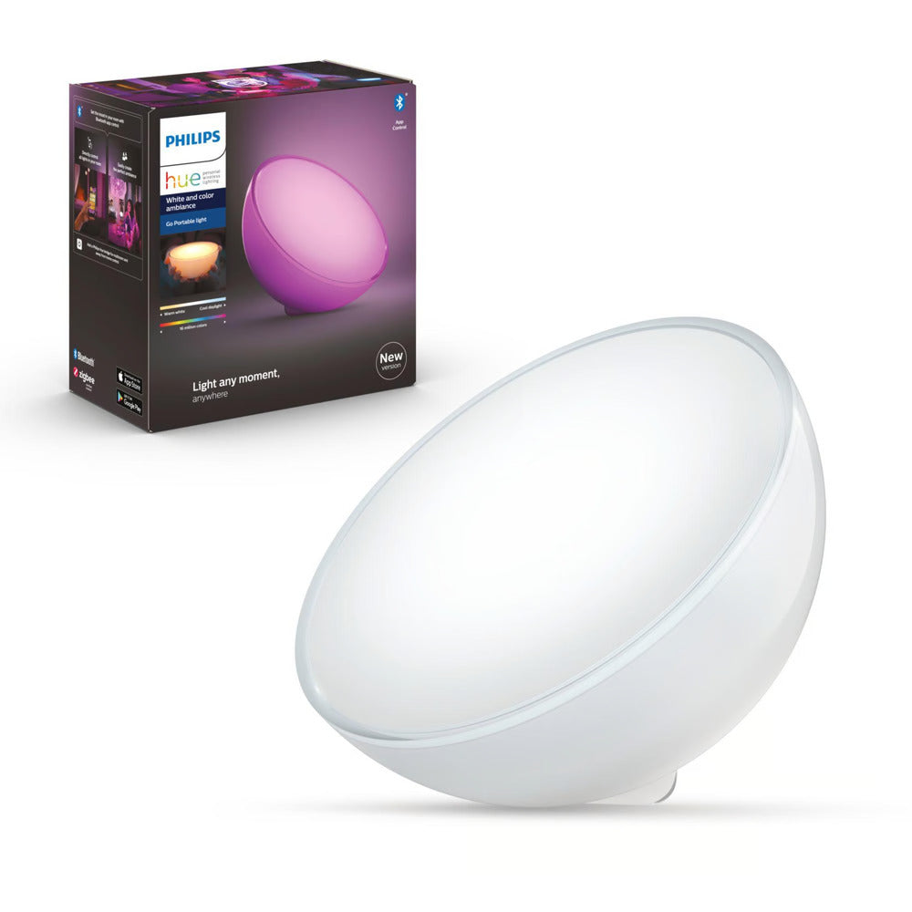 Philips Hue Go weiß White and Color ambiance (App-Steuerung, Bluetooth, tragbar) - TRONYQ