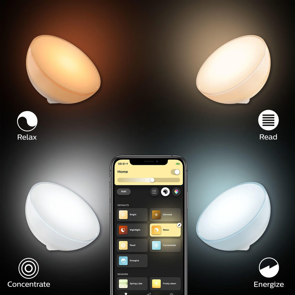 Philips Hue Go weiß White and Color ambiance (App-Steuerung, Bluetooth, tragbar) - TRONYQ