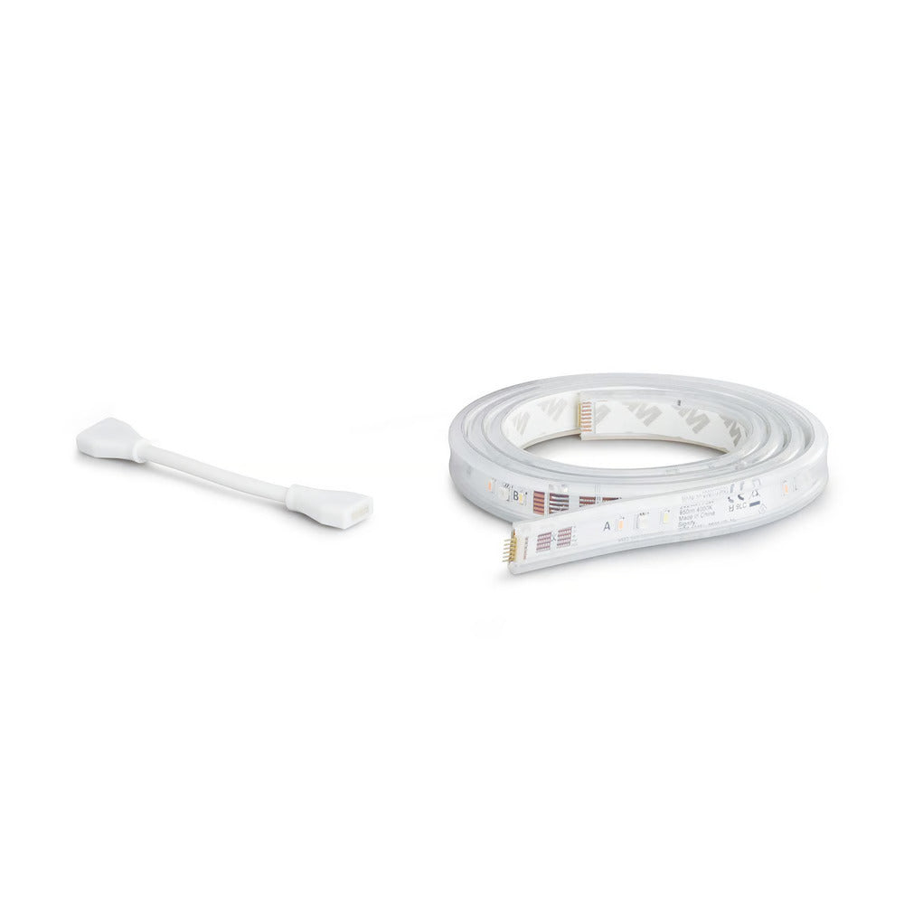 Philips Hue White & Color Ambiance Lightstrip Plus Verlängerung V4 1m (App-Steuerung, Bluetooth)