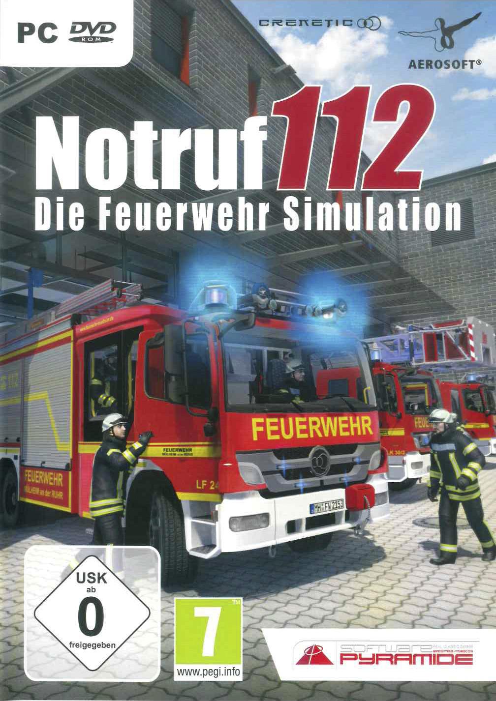 Die Feuerwehr Simulation Notruf PC-Spiel DVD-ROM USK 0