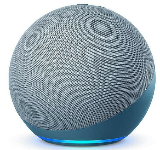 Echo (4. Gen.) Blaugrau + Philips Hue White Smart Bulb E27.