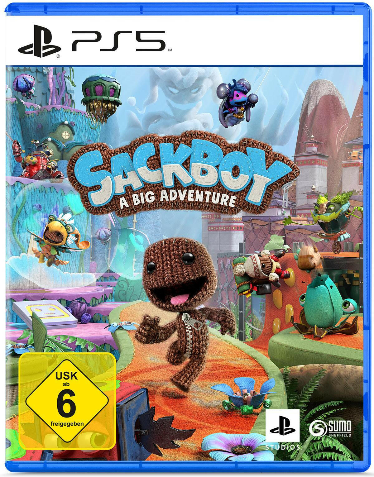 Sackboy: A Big Adventure PS5-Spiel | Jump 'n Run Multiplayer