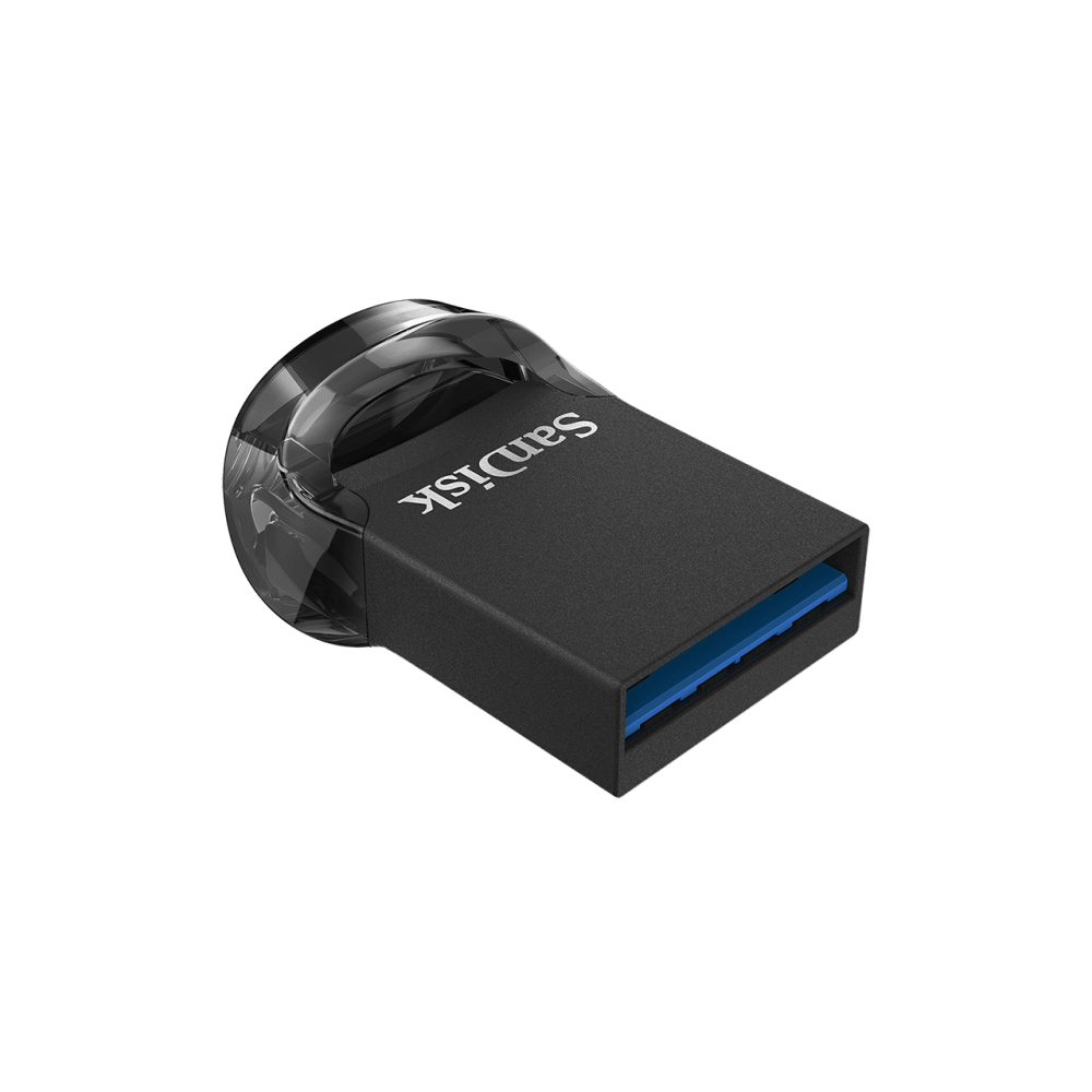 SanDisk Ultra Fit USB 3.1 32GB - 130 MB/s, Kompakt, Schwarz.