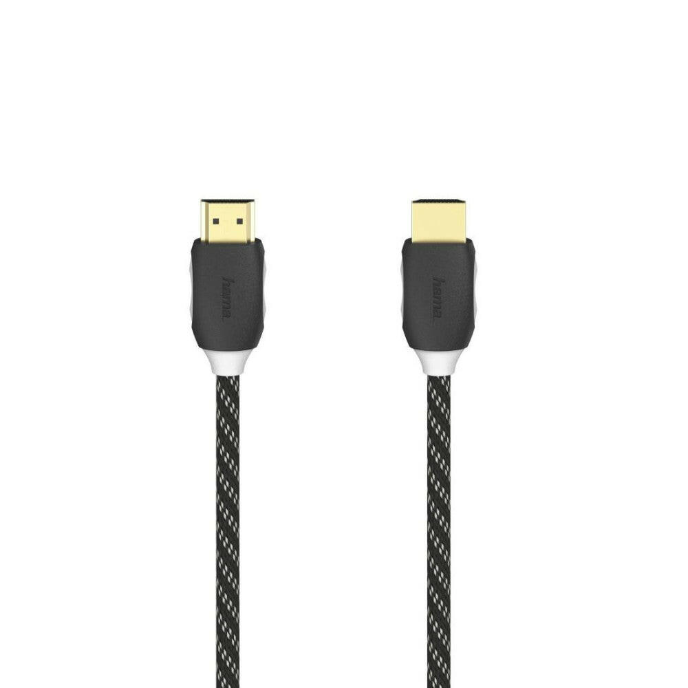 Hama HS HDMI Kabel 4K 1,5m vergoldet mit Ethernet, Schwarz.
