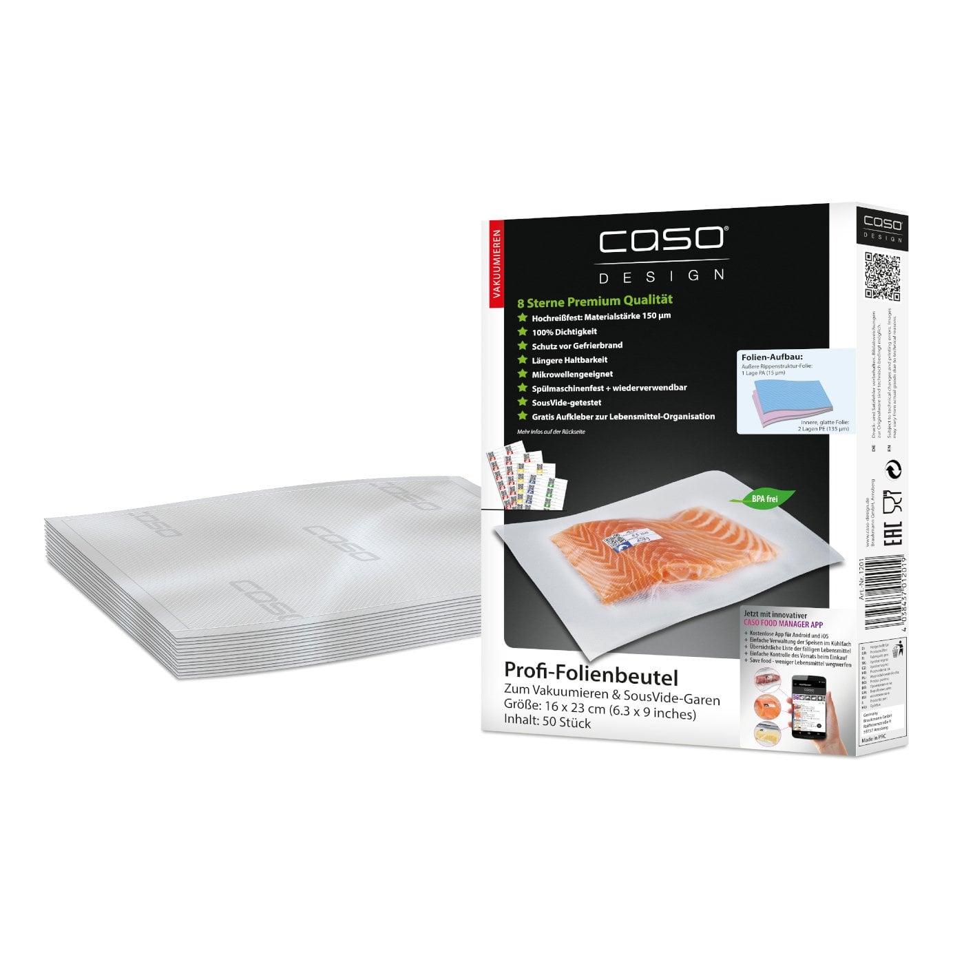CASO Vakuumierer-Folien 16x23cm, 50