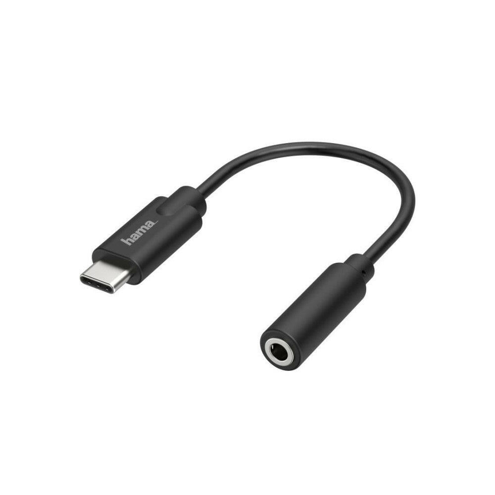 Hama Audio Adapter USB-C auf 3,5 mm Klinke, HiFi Stereo.