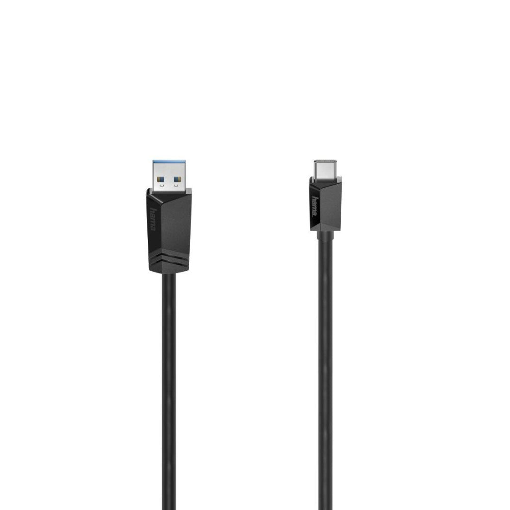 Hama USB-C-Kabel mit USB-A-Stecker auf USB-C-Stecker, 10 Gbit/s, 1,00 m, Gen2