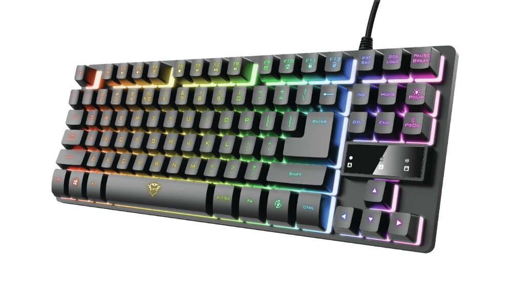 Trust Gaming GXT 833 Thado TKL Tastatur LED Anti-Ghosting