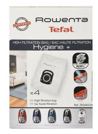 Rowenta Staubsaugerbeutel ZR 200520, 4 Stück, Hygiene