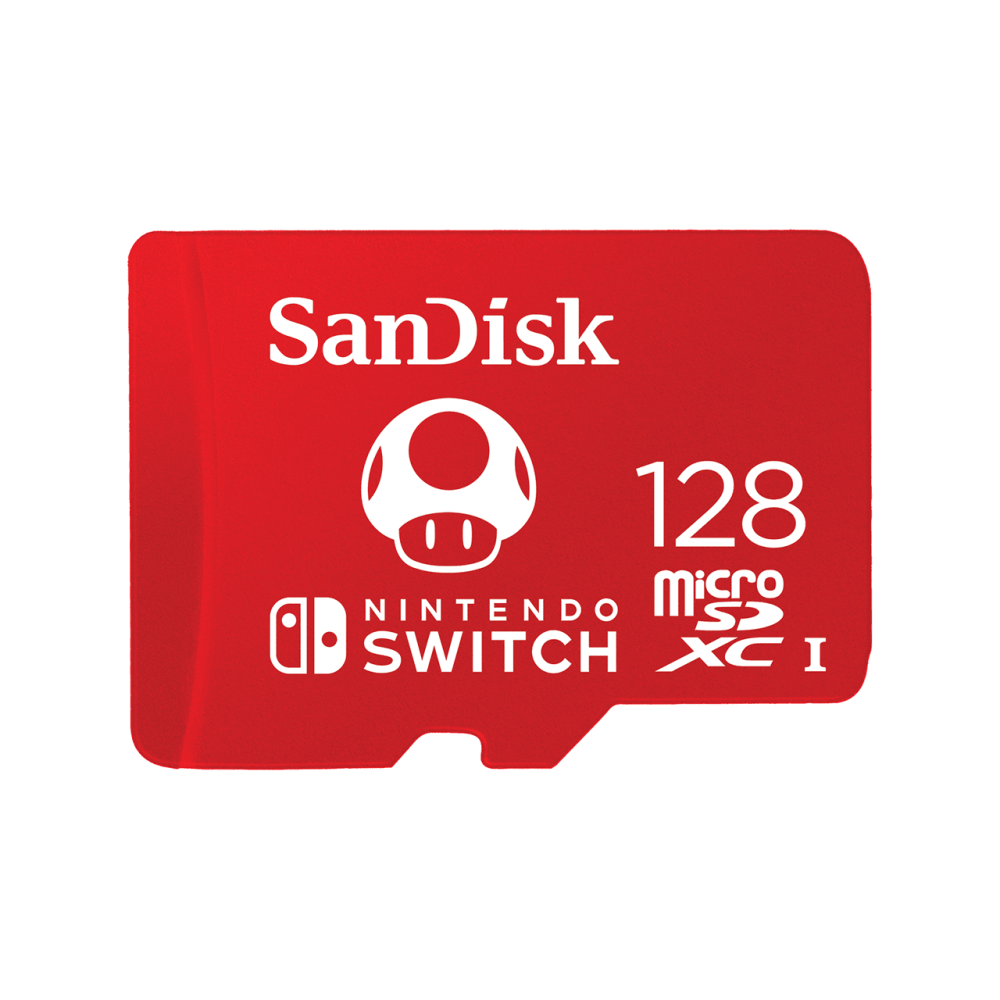 SanDisk microSDXC Speicherkarte für Nintendo Switch 128 GB V30 U3 C10 A1 100 MB/s Übertragung ideal für Gaming-Erlebnis