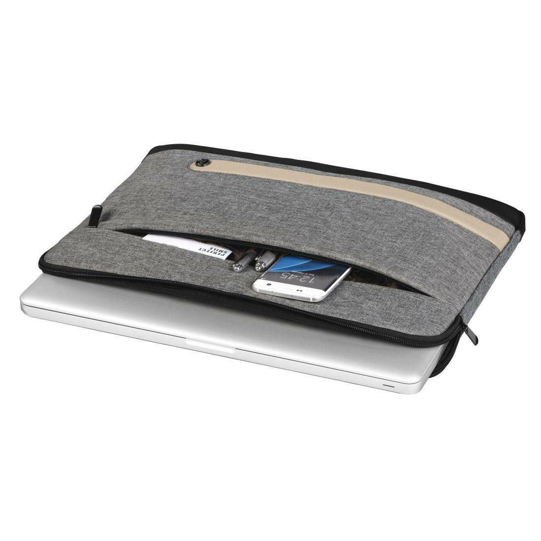 Hama 196602 Terra Laptop-Sleeve 13,3" Grau - Nachhaltig.