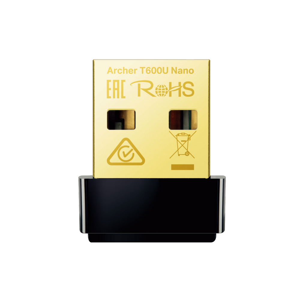 TP-LINK Archer T600U Nano AC600 WLAN USB Stick, dualband.