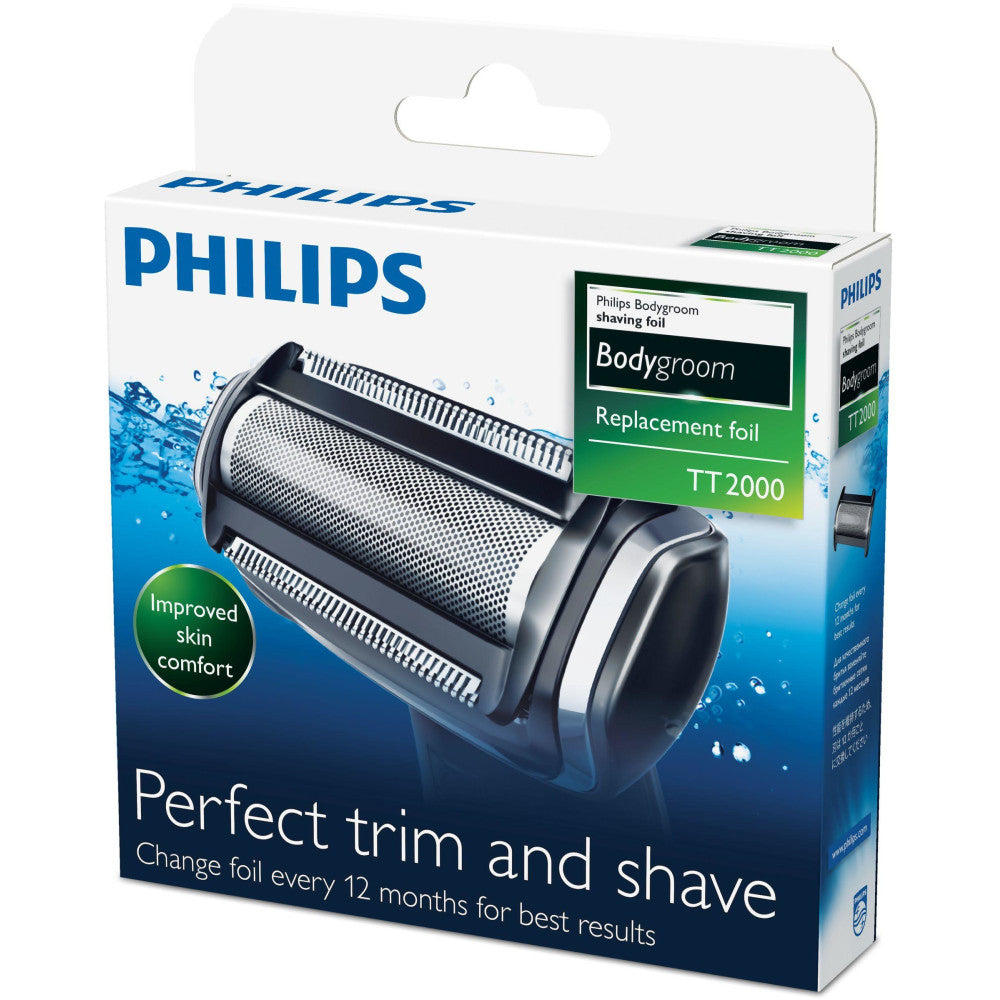 Philips Bodygroom TT2000/43 Scherköpfe für optimale Rasur und Trimmen - Original Ersatzteil