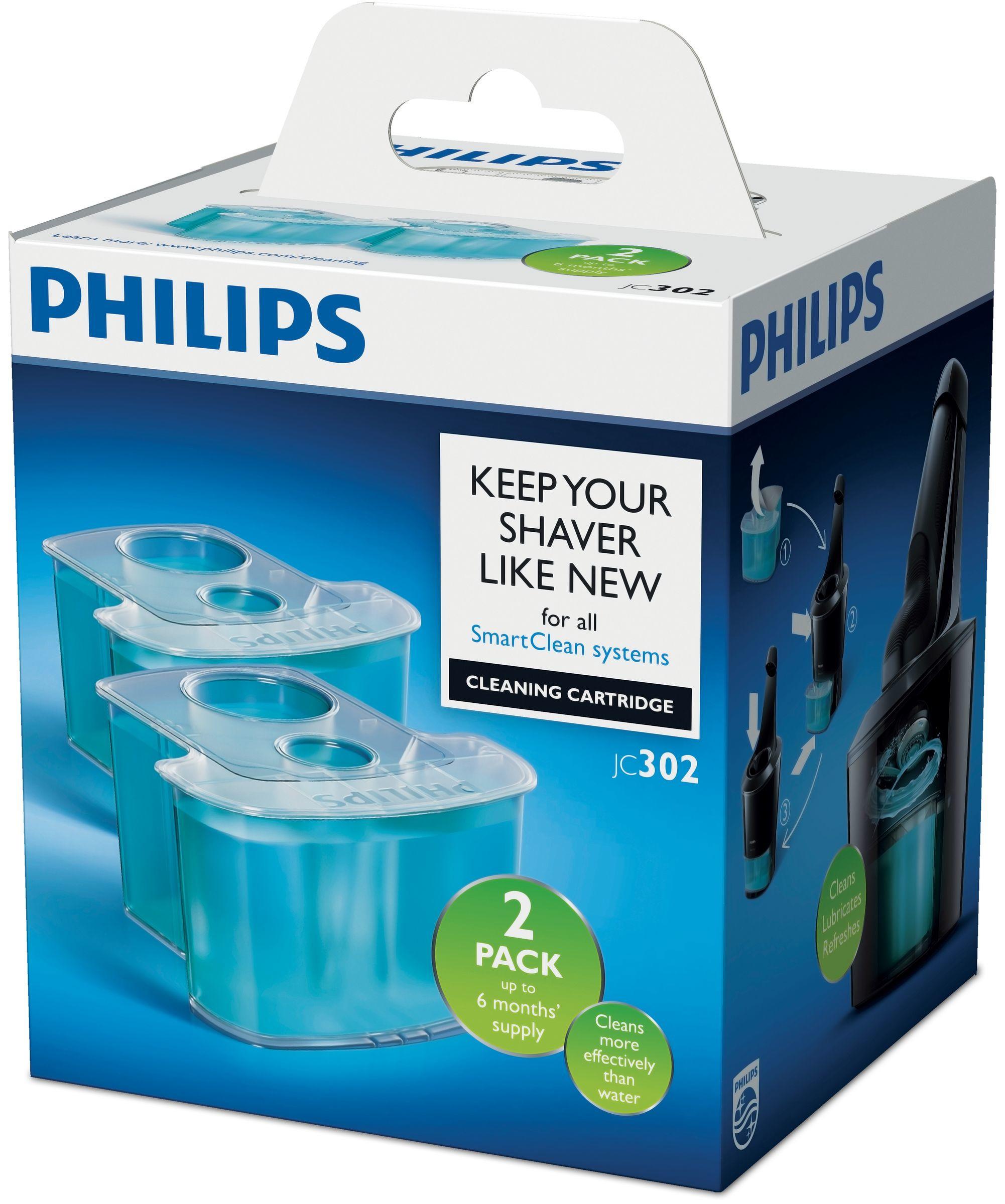 Philips JC302/50 Reinigungskartusche mit Dual-Filter-System