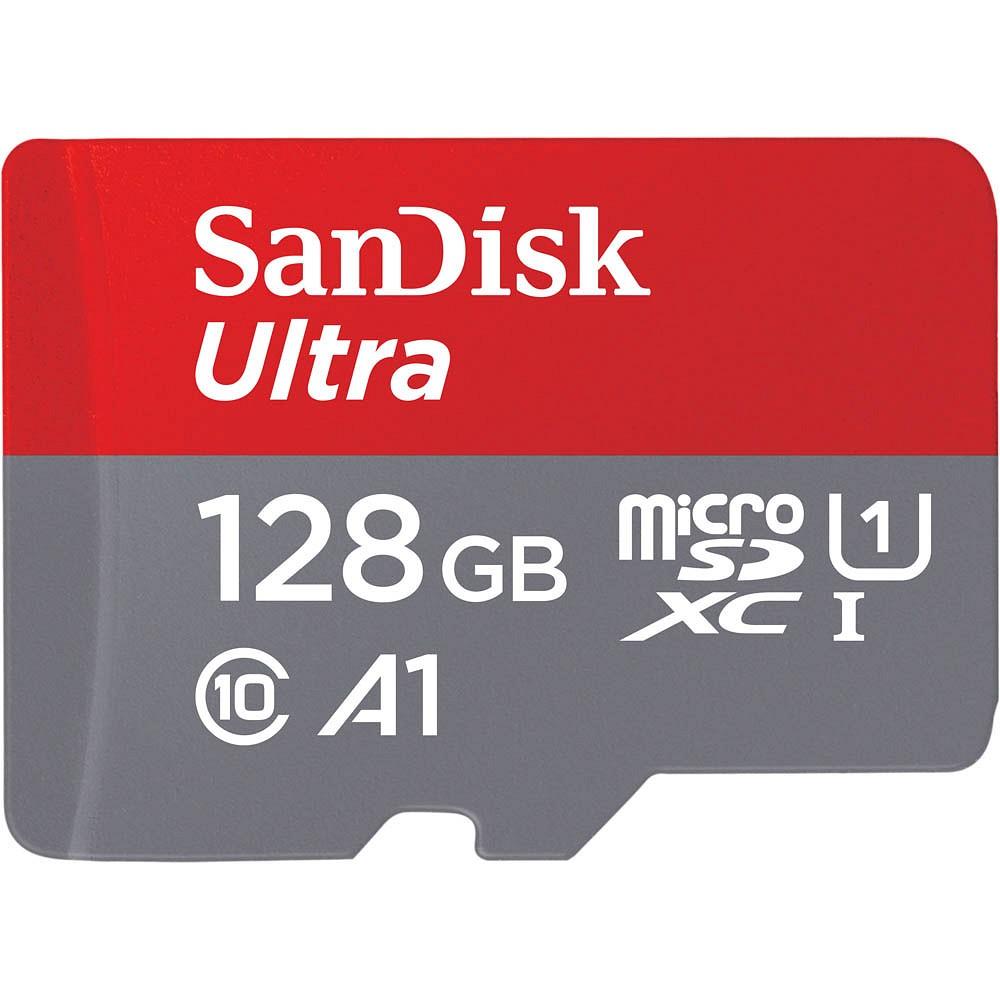 SanDisk Ultra 128GB microSDXC Karte + SD Adapter, Class 10