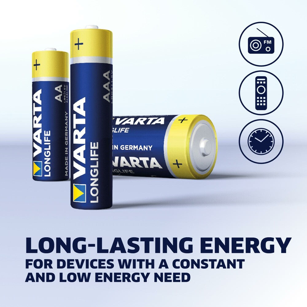 VARTA Longlife LL 40 Stück Batterie (AA, Mignon, Alkallisch)