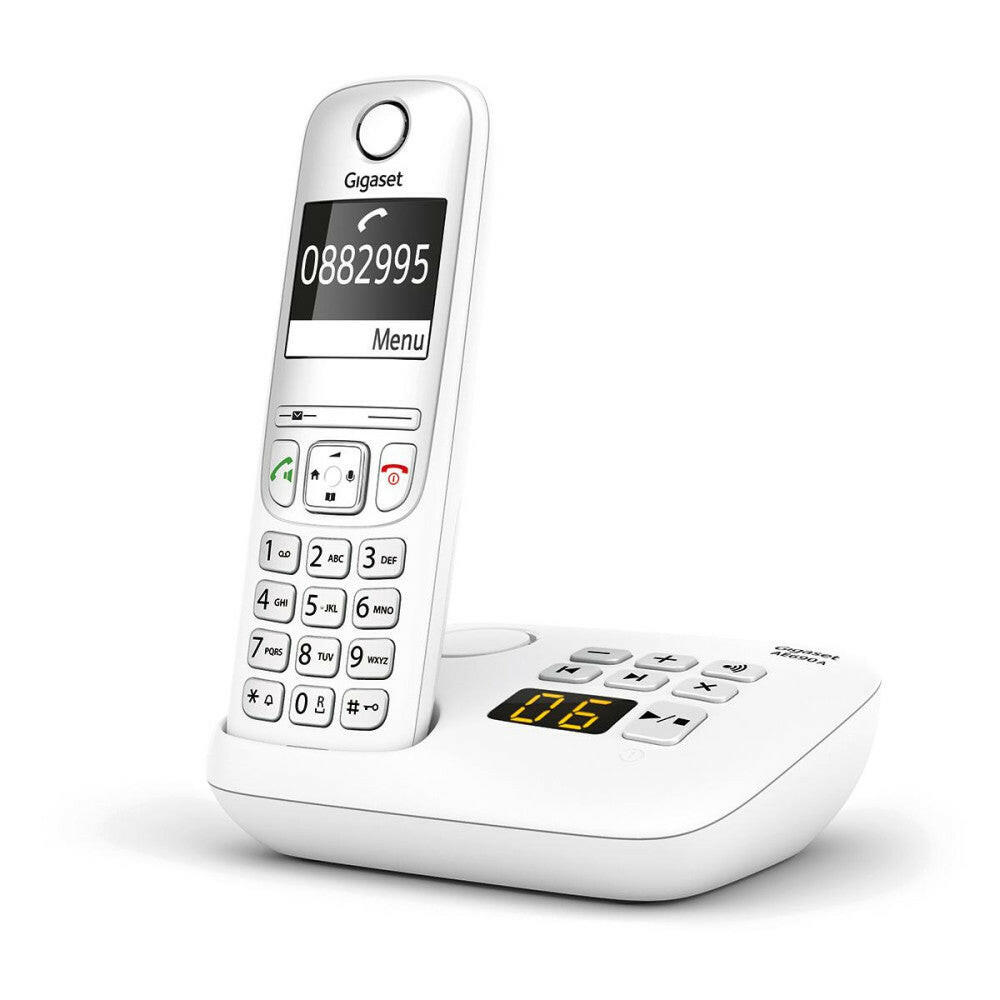 Gigaset AE690A Weiß schnurloses Telefon - Anrufbeantworter.
