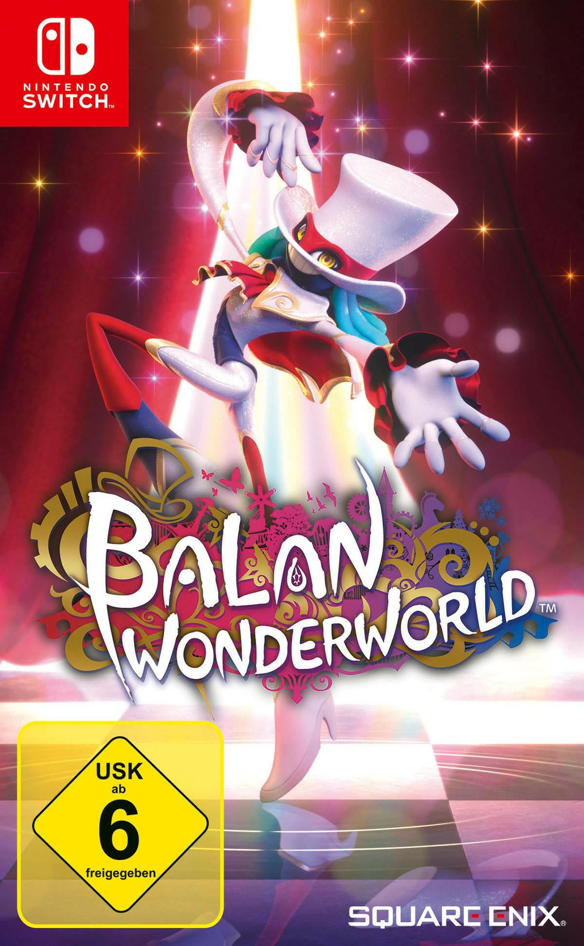BALAN WONDERWORLD Nintendo Switch-Spiel mit 80 Kostümen.