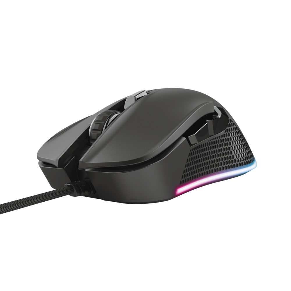 Trust Gaming GXT 922 Ybar RGB Gaming Maus | 200-7200 DPI, 6.