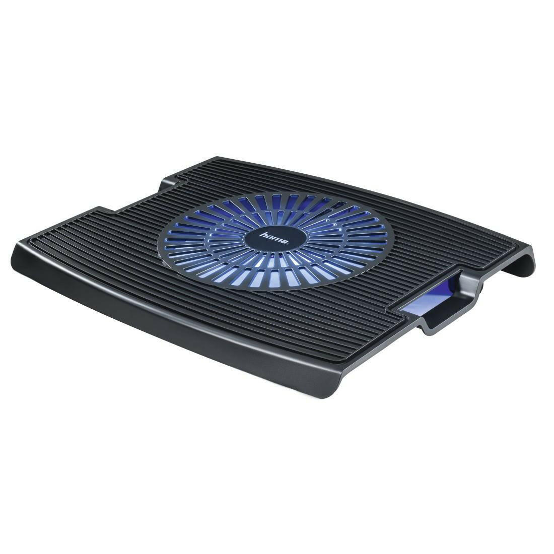 Hama Notebook Kühler Wave USB Lüfter mit blauen LEDs.