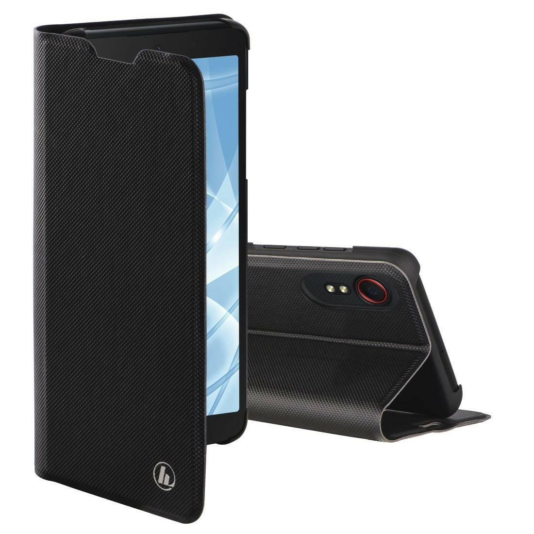 Hama Slim Pro Booklet für Samsung XCover 5, Schwarz.