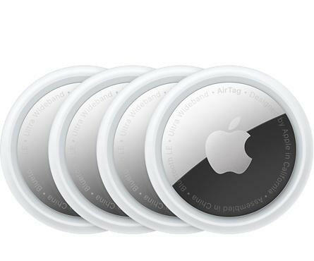 Apple AirTag 4er-Pack - Bluetooth Tracker für iPhone & iPad.