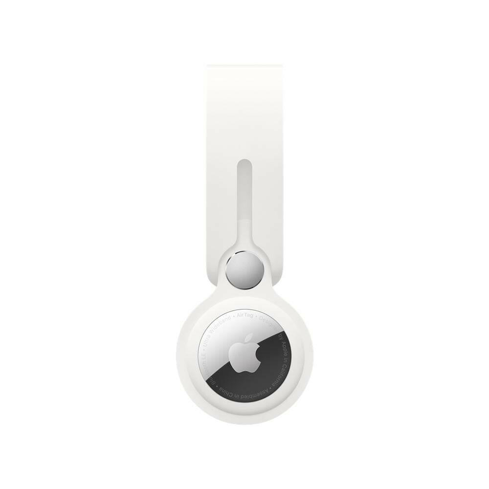 Apple AirTag Anhänger in Weiß - Robust & Stilvoll.