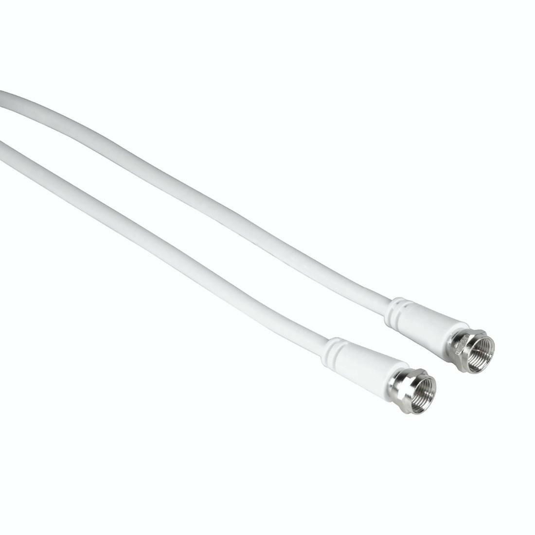 Hama Koaxialkabel 3m F-Stecker Satellitenkabel 75dB