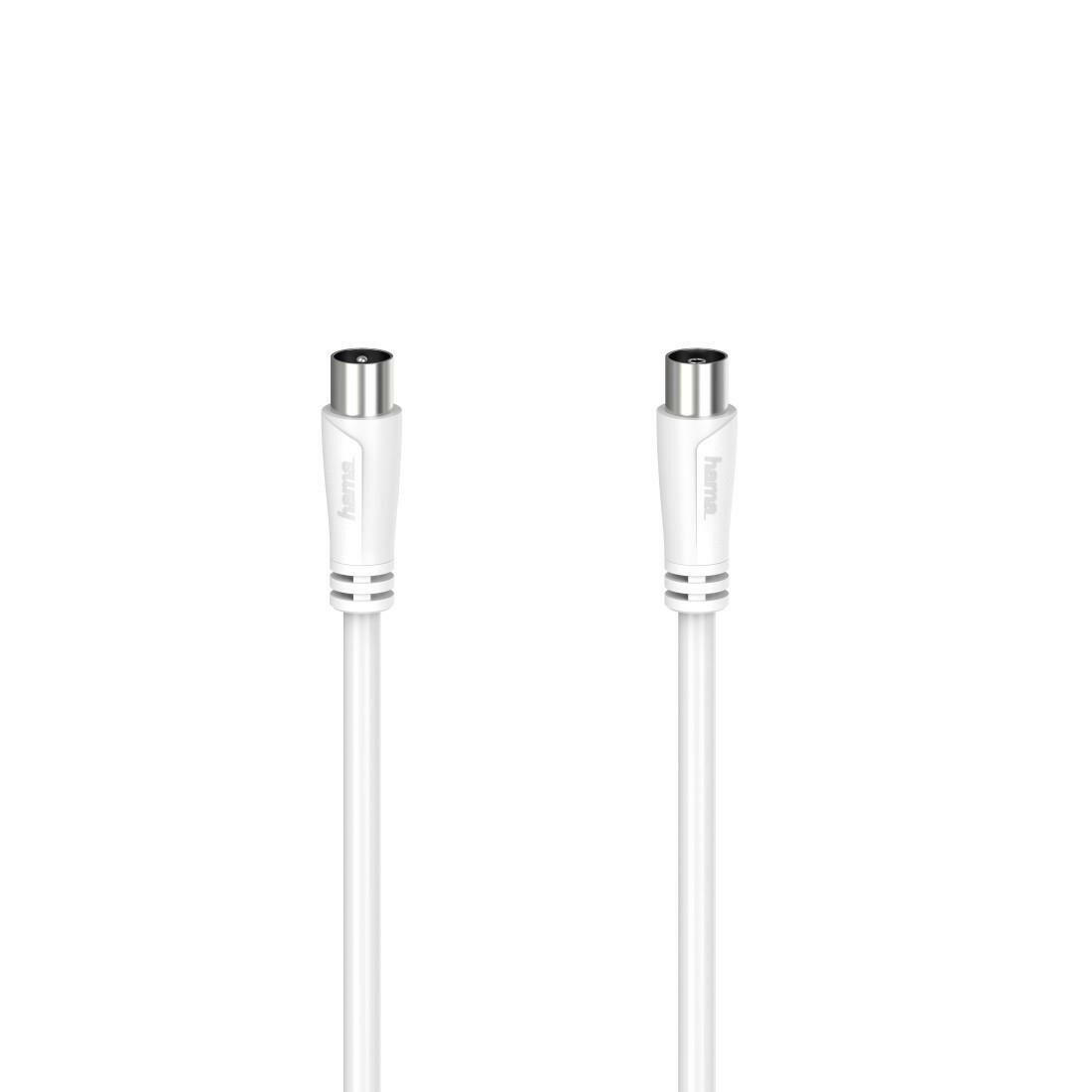 Hama Antennenkabel 7,5 m, Coax Stecker, 90