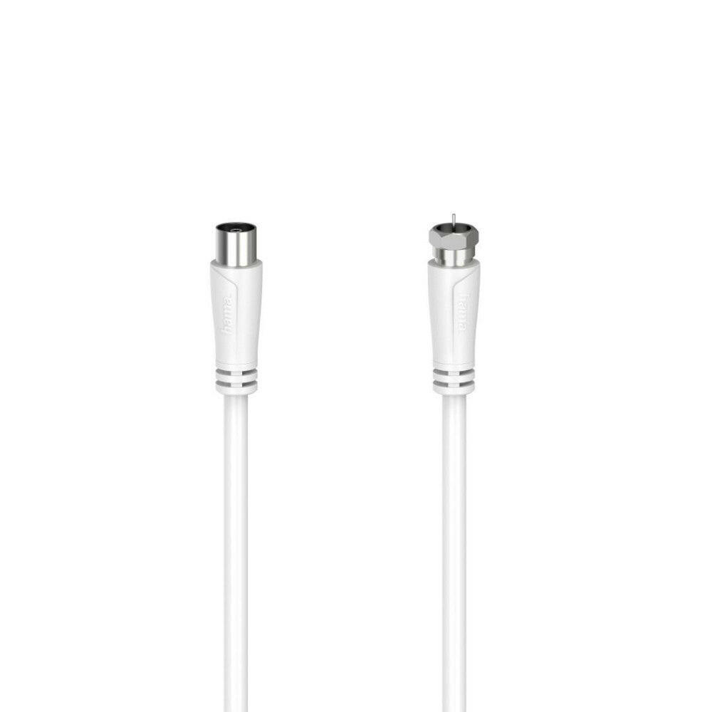 Hama SAT Anschlusskabel 1,5m F-Stecker 90dB Coax-Kupplung.