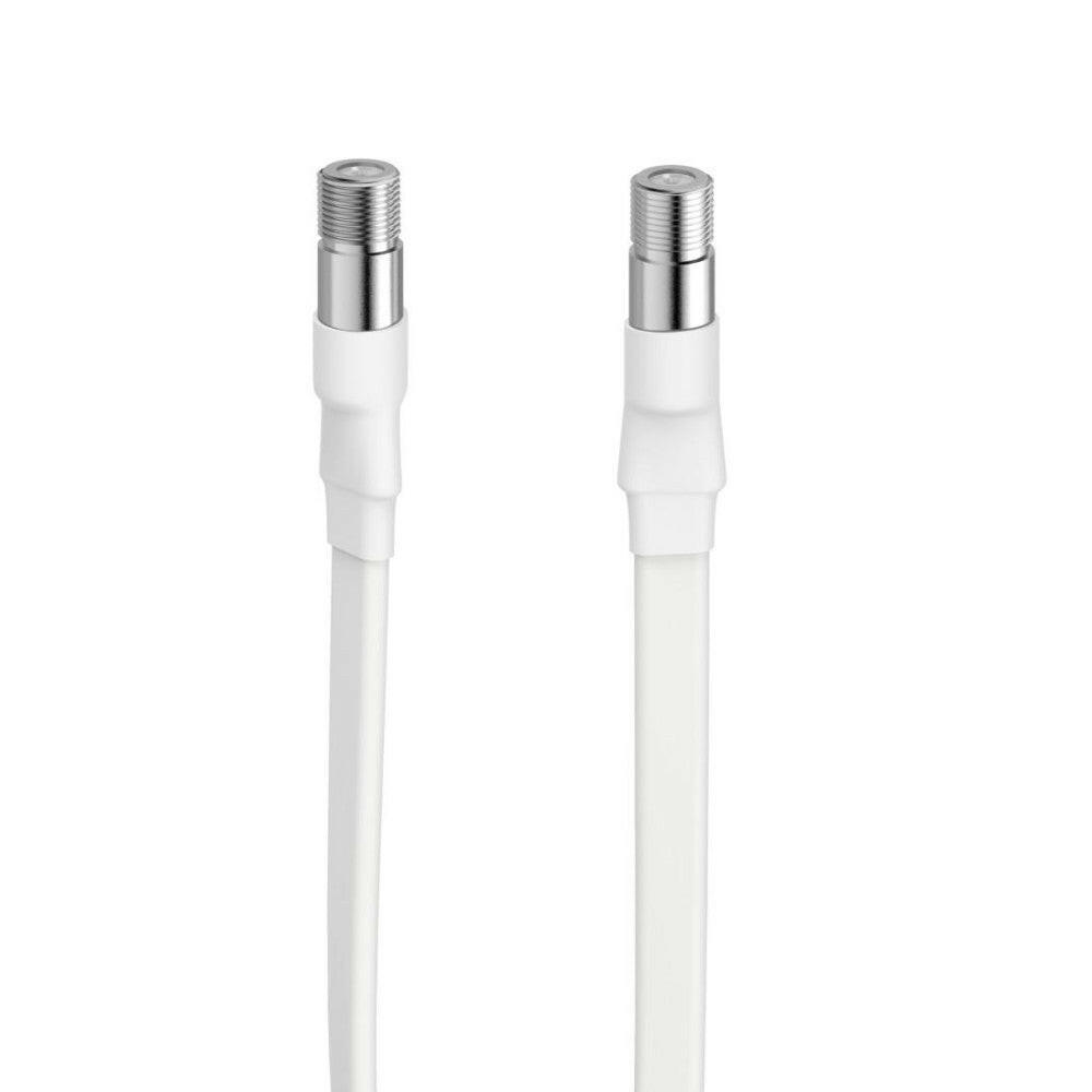 Hama Fensterdurchführungskabel F-Stecker, 0,2 m für SAT-TV.