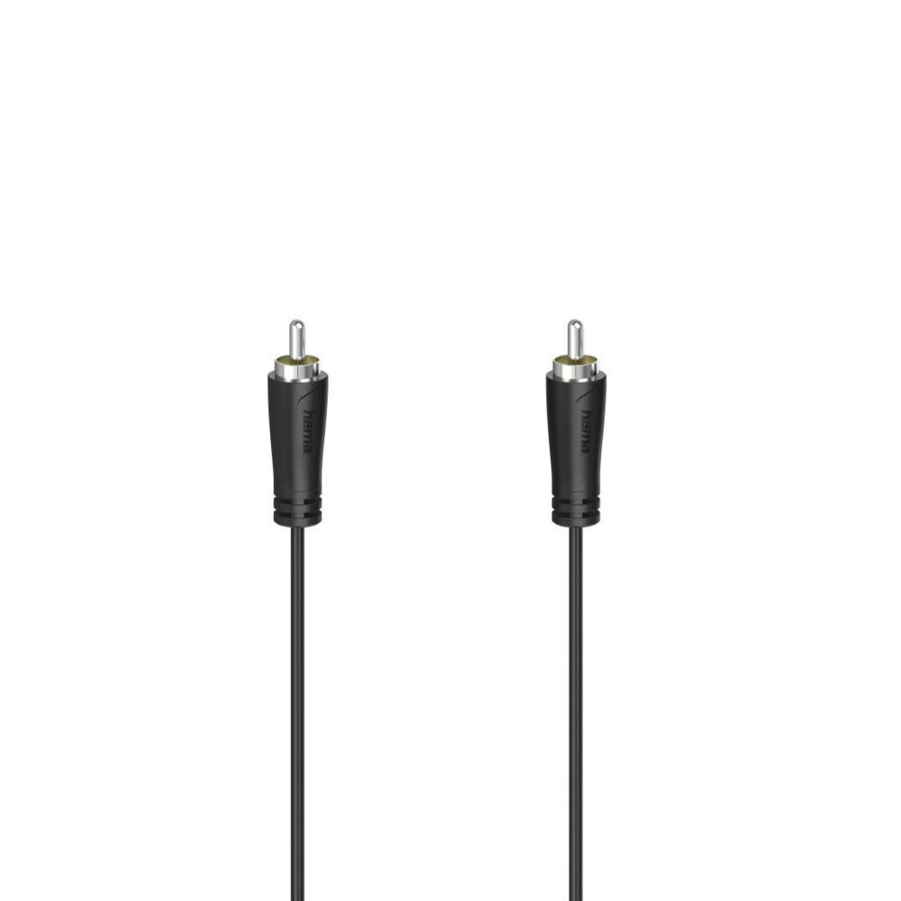 Hama Digitales Cinch-Kabel 1,5m Schwarz Audio Verbindungskabel